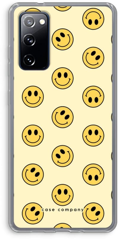 Hoesje geschikt voor Samsung Galaxy S20 FE / S20 FE 5G hoesje - Smiley N°2 - Soft Cover Telefoonhoesje - Bescherming aan alle Kanten en Schermrand