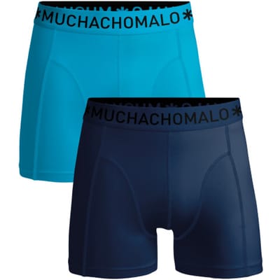Muchachomalo – Boxershort Heren – 2 Pack – Normale Lengte – Onderbroeken Heren – Boxershort – Ondergoed – 95% Katoen