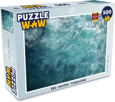 Puzzel Zee - Water - Turquoise - Legpuzzel - Puzzel 500 stukjes