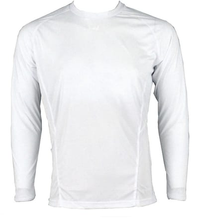 KWD Sportshirt Bueno lm, mt 140/152, wit