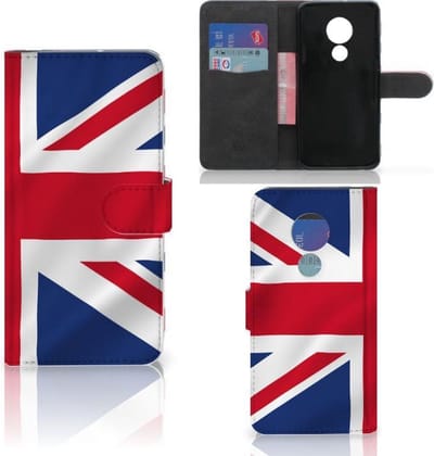 Motorola Moto G7 Power Bookstyle Case Groot-Brittannië