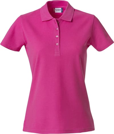 Clique Basic Polo Women 028231 - Helder kersen - L