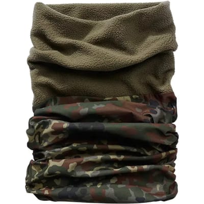 Brandit - Multifunctional Fleece Halswarmer/Sjaal - One size - Groen/Multicolours