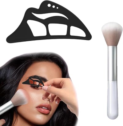 Lidschatten Tool - Lidschatten Assistant - Augen-Make-up-Hilfstool - Membership Schablonen für de ogen - Eyeliner-Vorlage voor vrouwen - Make-up Accessoires