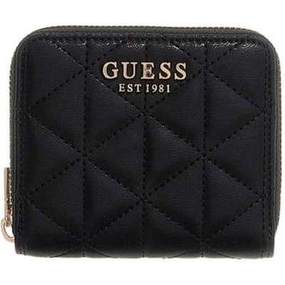 GUESS portemonnee Paisleigh SLG Small Zip Around Wallet Black zwart