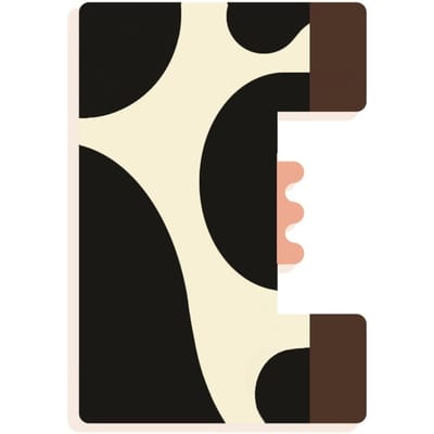 DJECO houten letter designed animal E