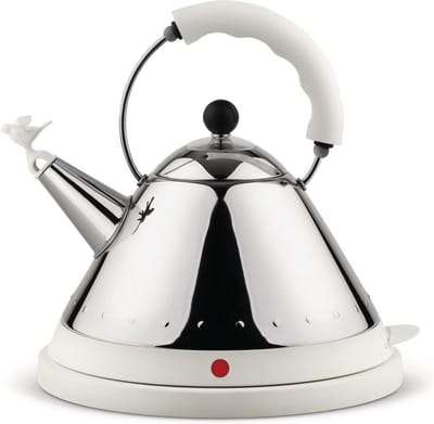 Alessi MG32 W - Waterkoker - RVS/Wit