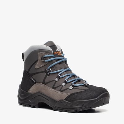 Mountain Peak hoge dames wandelschoenen cat. B - Grijs - Echt leer - Uitneembare zool - Maat 36