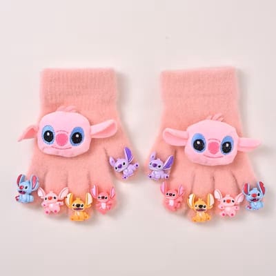 Angel handschoenen - Stitch - pluche - 14 x 6.5 cm