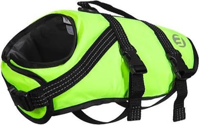 DOG - Hondenzwemvest - Neongeel - Maat XS - 0-3kg
