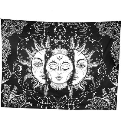 Bohemian Style Polyester Wandkleed Deken Tapijt Wandtapijt voor Huis Slaapkamer Decoratie 150x130cm