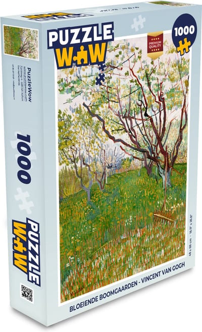 Puzzel Bloeiende boomgaarden - Vincent van Gogh - Legpuzzel - Puzzel 1000 stukjes volwassenen