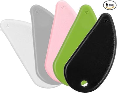 5 Stuks Mini Werkmesje - Kartonmes - Kartonsnijder - Keramisch - Mini Stanleymes - Draagbare Mini-Cutter - Snijmes - Kantoor Accessoire - Geschikt Voor Pakketten, Enveloppen, Post, Papier En Knutselprojecten