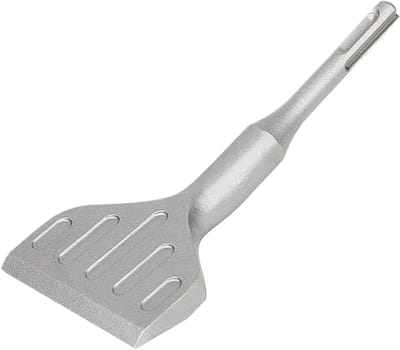 Tegelverwijderaar - Vloerschraper Muurschraper - Tegels Verwijderen - Afgeschuinde Zwengel - 20-25 cm - Zilver