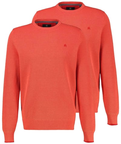 LERROS Heren trui 2 pack Basic