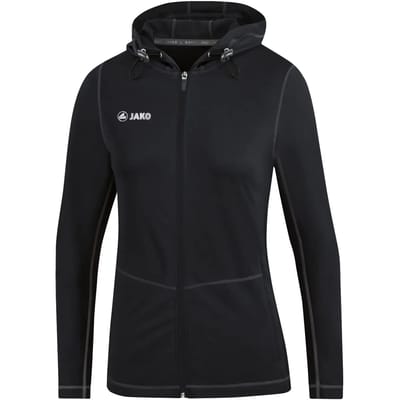 Jako Run 2.0 Jas Met Kap Dames - Zwart | Maat: 34