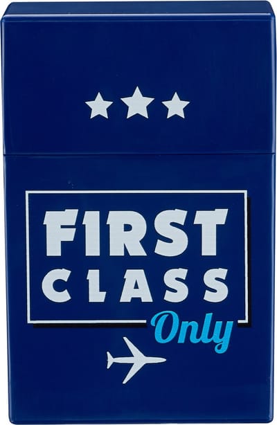 Sigarettendoosjes Blauw First Class Only - 20 Sigaretten