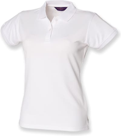 Henbury Ladies Coolplus® Polo Shirt H476 - White - XXL