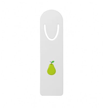 Hacebo® - Peren metalen boekenlegger - Fruitschaal - fruit liefhebbers - Peer - vrucht - gezond eten Bladwijzer boekenleggers - 12.7 cm x 3.2cm