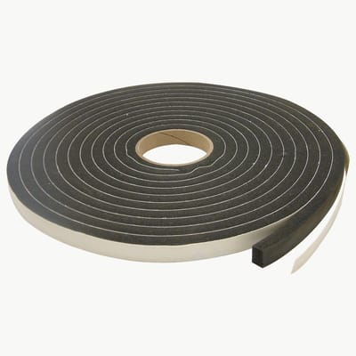 Zelfklevende Zwarte PVC Schuimrubber Plakband voor Afdichting en Isolatie