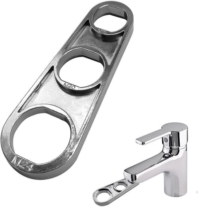 Dailygoods- Kraanbeluchter Multifunctioneel Gereedschap - Sleutel voor Verwijdering - Maatcompatibiliteit M16/M18/M20/M22/M24/M28 - Eenvoudige Installatie - Onderhoudsgemak - Aeratorkey
