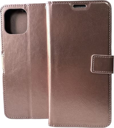Portemonnee Book Case Hoesje Geschikt voor: Oppo Reno 4 Z 5G - rosegoud