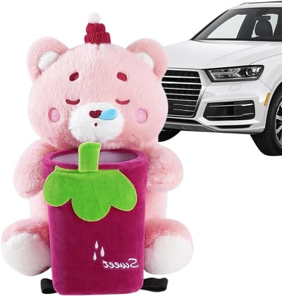 Auto Organizer - Prullenbak Tissuehouder - Auto Interieur - Waterdicht Afneembaar - 30x23cm - Roze