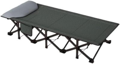 Opvouwbaar Kampeerbed - Logeerbed Dutje - Buiten Ontspannen - Ruimtebesparend Ontwerp - 190 x 70 x 30 cm - Groen