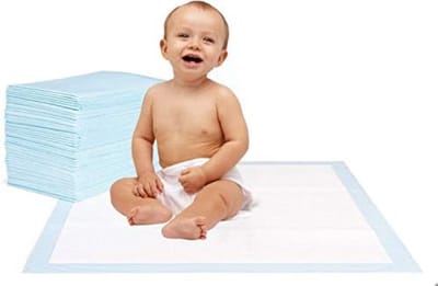 Absorberende Incontinentie-onderlegger voor Mensen met Zwakke Blaas - 6-laags, 40 x 60 cm, 100 Stuks