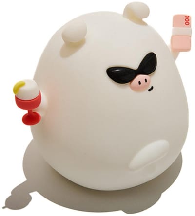 Muitomas SILLAMPPIGC, Lichtdecoratie figuur, Wit, Silicone, Ambiance, Universeel, Knoppen