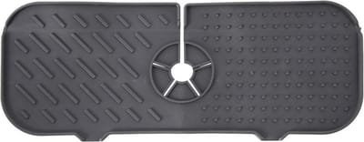 Afdruipmat voor Gootsteen Silicone 36x14 cm - Gootsteenmat - Gootsteen Mat - Spoelbakmat