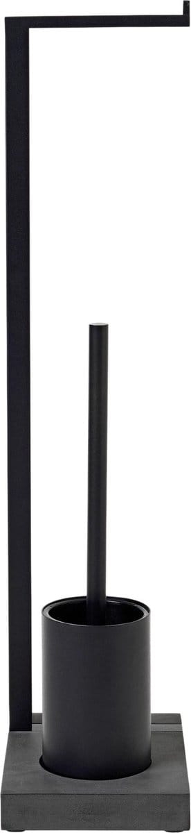 Blomus MENOTO Toiletbutler 1-rol - Zwart - Laag