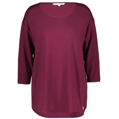 DIDI Dames Loose tee crew 3/4 sleeves Windsor wine maat 36