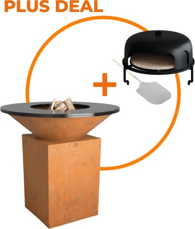B-lazy Bundel Deal: OFYR Classic+ Cortenstaal 100 + GRATIS Pizza Oven