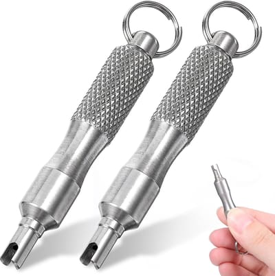 Dailygoods- Ventieltool Hoogwaardige Aluminium Legering - Fiets Ventiel Verwijder Tool - Multifunctionele Ventiel Kern Verwijder Tool - Lichtgewicht en Duurzaam - Ideaal voor Presta/Schrader Ventielen - Ventielverwijderaar