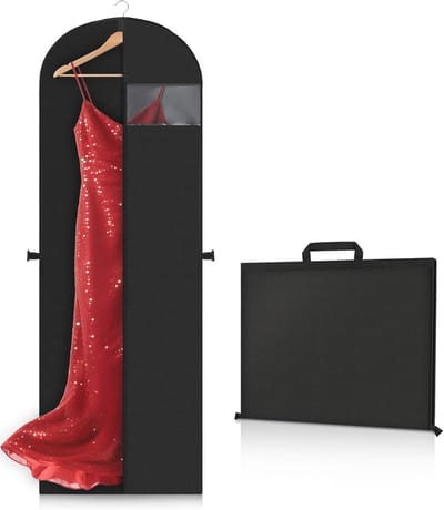 Opvouwbare Kledingzak - Stofdichte Beschermtas voor Bruidsjurken en Avondkleding - 180 x 60 cm