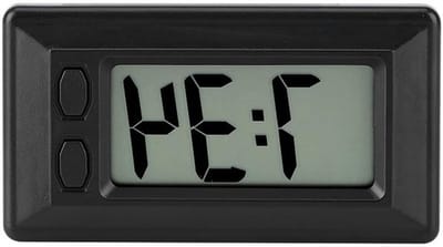 Digitale Dashboard Klok voor Auto's en Vrachtwagens, LCD Tijd- en Dagweergave, Compacte Elektronische Klok voor Auto-interieur en Luchtventilatie