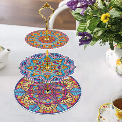 Etagère 303 - Mandala - Diamond painting - compleet pakket - Diamond painting by Wietske