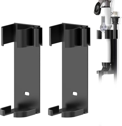 Dailygoody - Krultanghouder - Wandhouder - Ruimtebesparend - Mat - Opbergorganizer - Geschikt voor haarstylinggereedschap - 2 stuks