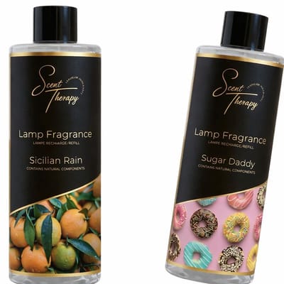 AFECTO Geurlamp Geurset – Siciliaanse Regen & Sugar Daddy – Natuurlijke Ingrediënten – Langdurige Geur- hoogwaardige kwaliteit - laat je huis heerlijk ruiken - natuurlijke Ingrediënten