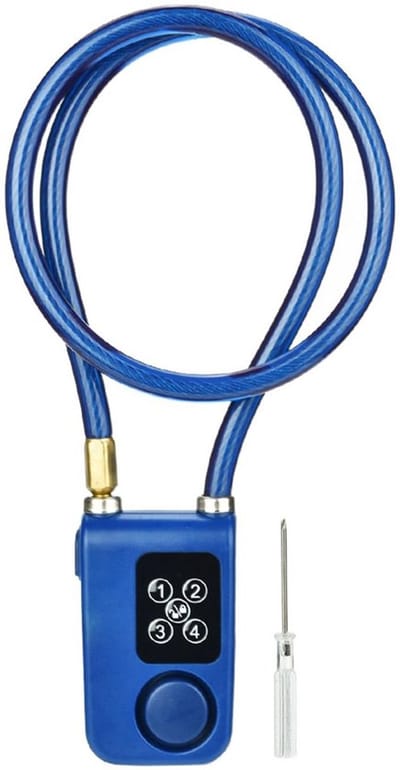 Allecto - Anti-diefstal Kettingslot - Slimme Beveiliging - Blauw