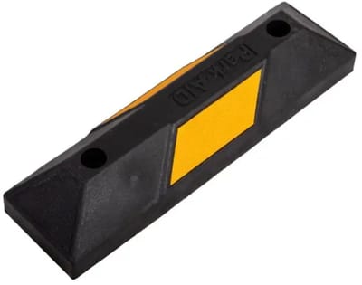 Ri-Traffic varkensrug - geel zwart - inclusief montageset | 55 cm
