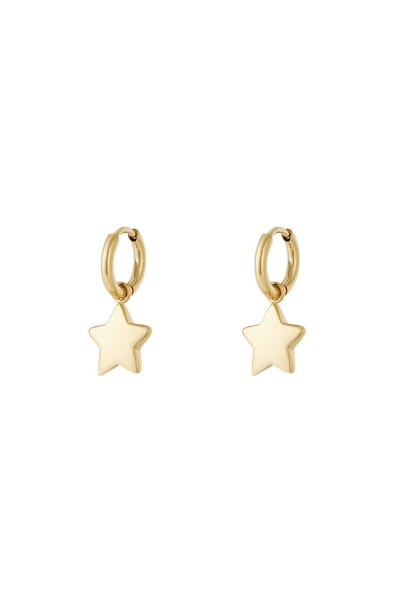 Tiny Star oorbellen Gold