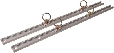 Aluminium vliegtuigrail set - 60 cm lengte - 30 mm breed - 500 kg breeklast - 2 stuks