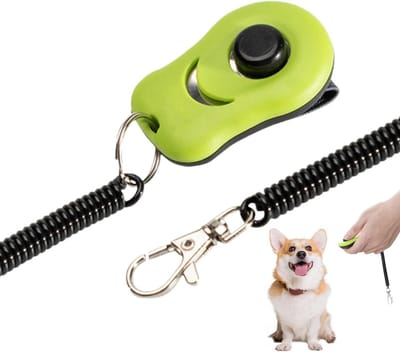 Huisdier Trainingsclicker - Gedragsversterker - Positieve training - Multifunctioneel hulpmiddel - 58 x 38 cm - Zwart