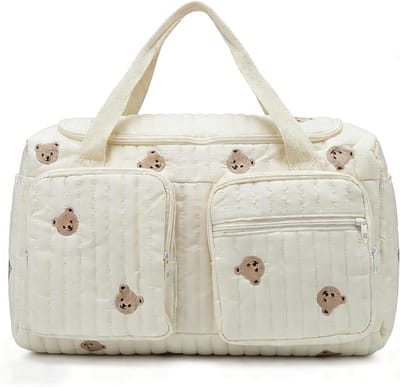 Schattige Padded Luiertas voor Vrouwen - Lichtgewicht Weekendtas voor Baby en Ziekenhuisgebruik, Ideaal voor Binnen en Buiten