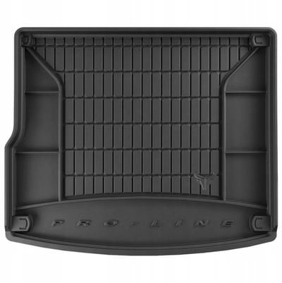 Premium Rubber Kofferbakmat met Organizer Functie – Geschikt voor VW Touareg II 2010-2018 – Niet voor R-Line – TPE Rubber – Hoge Rand 5 cm