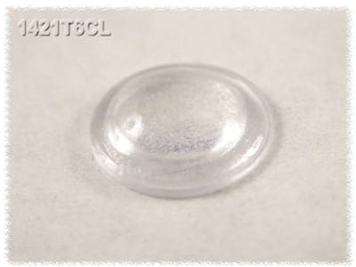 Hammond Electronics 1421T6CL Apparaatvoet Zelfklevend, Rond Natuur (Ø x h) 7.9 mm x 2.2 mm 24 stuk(s)