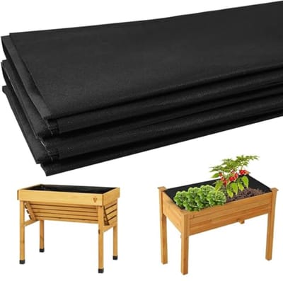 Verhoogd Tuinbed Stoffen Liner voor Planten en Kruiden - Heavy Duty Niet-Geweven Tuinbed Vervangende Hoes