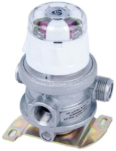Automatische LPG Drukregelaar 37 mbar – Voor Propaan & Butaan – Met Omschakelfunctie – 3 kg/u - Caravan - Stacaravan